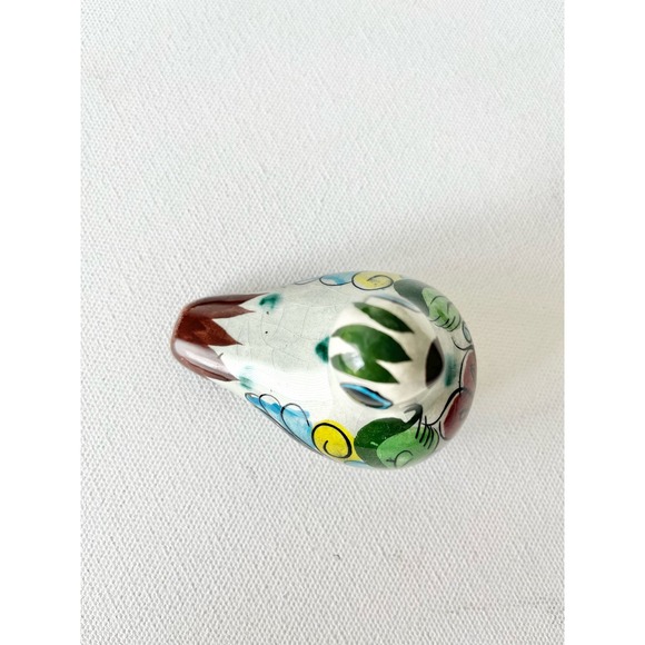 Vintage Tonala Pottery Mexico Hand Painted Bird - Picture 9 of 11